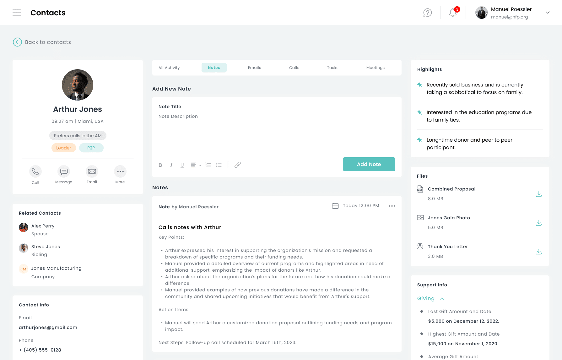 CRM software for nonprofits