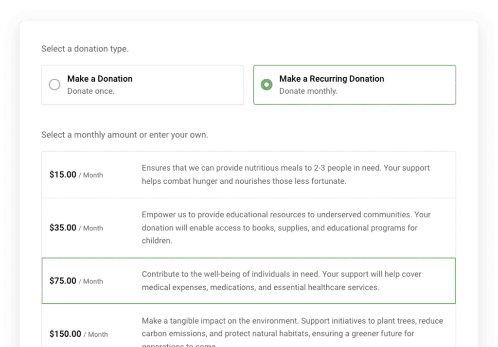 recurring-donation-fundraising-tool