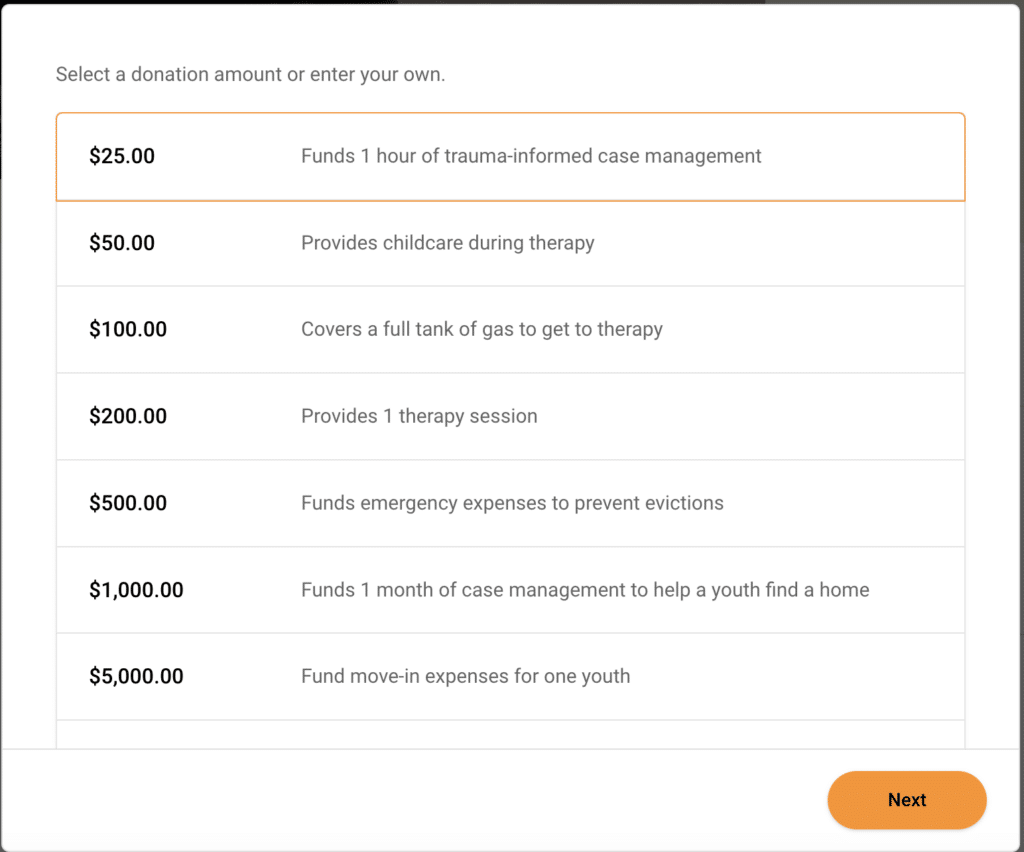 person-to-person-donation-tiers