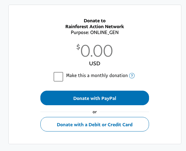 donation page