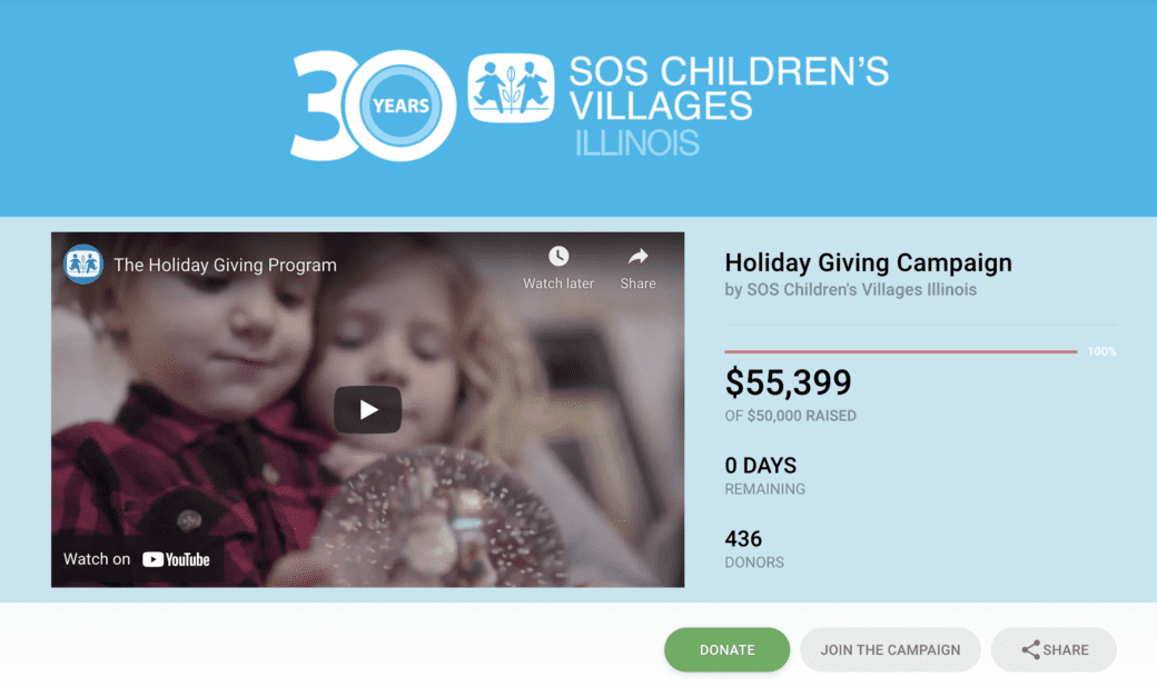 peer-to-peer-fundraising-sos-childrens-villages-example