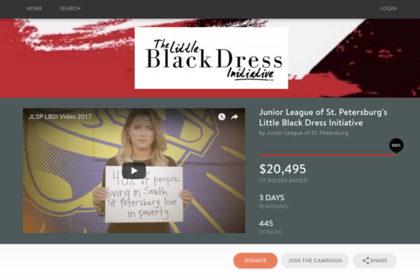 Customer Story: Junior League of St. Petersburg’s Little Black Dress Initiative