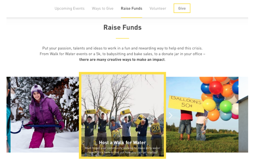 community driven fundraising