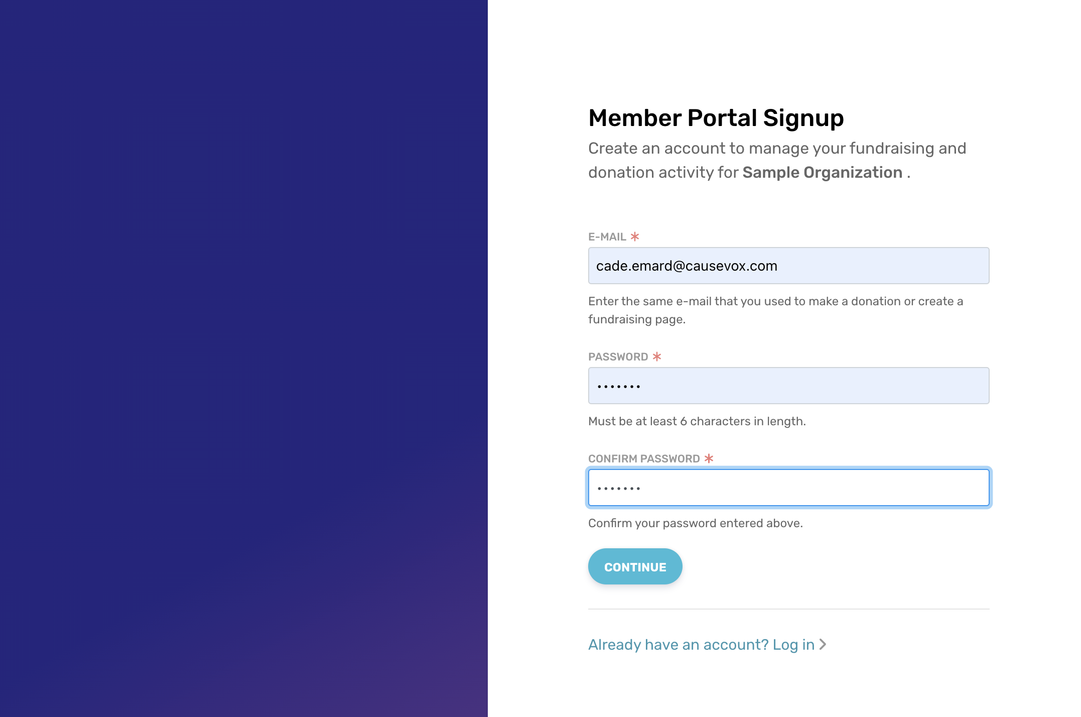 member-portal-signup