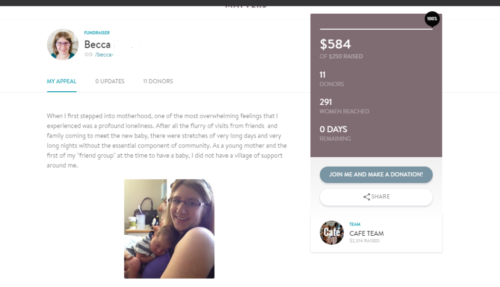 Volunteer stories are powerful for fundraising.