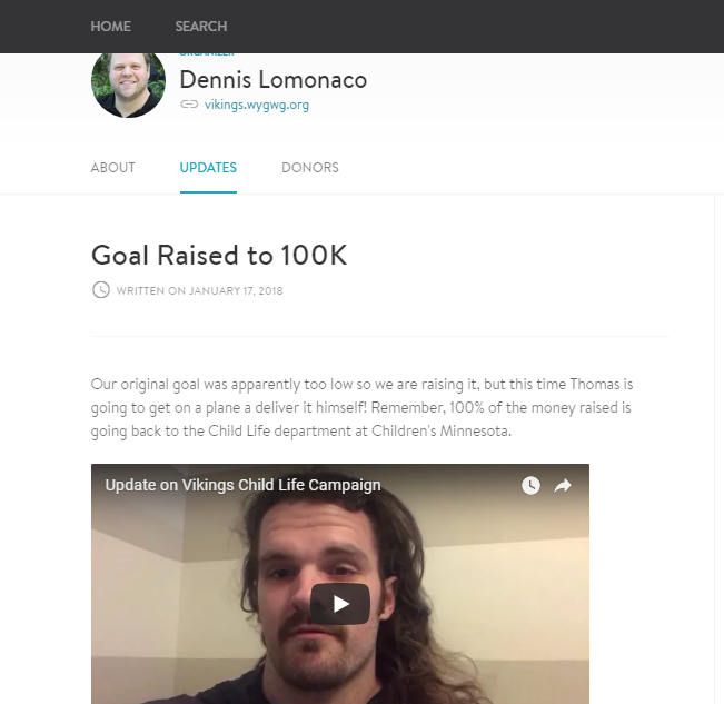Donor impact update