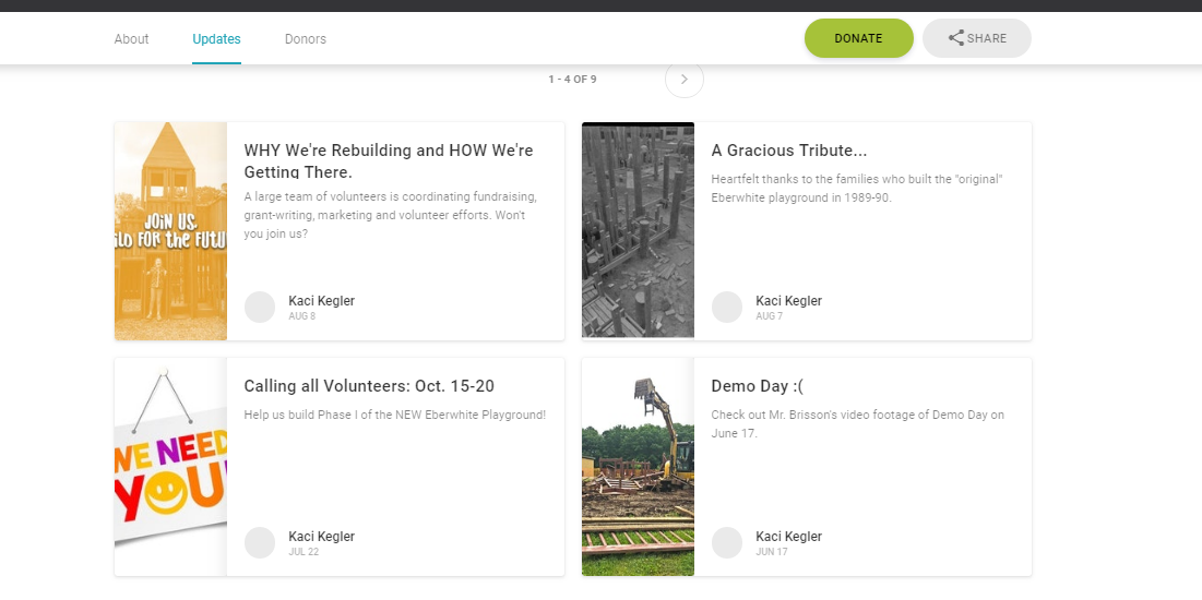 CauseVox's update tools engage supporters with school fundraising