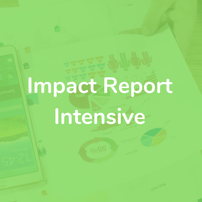 On-Demand: Trade Out Your Annual Report for an Impact Report