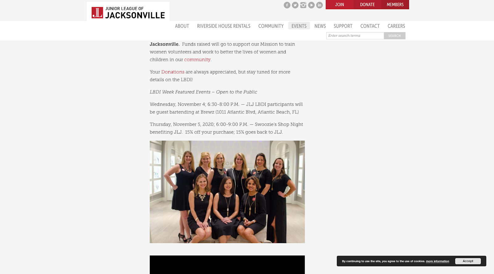 Junior-League-Little-Black-Dress-Initiative-event