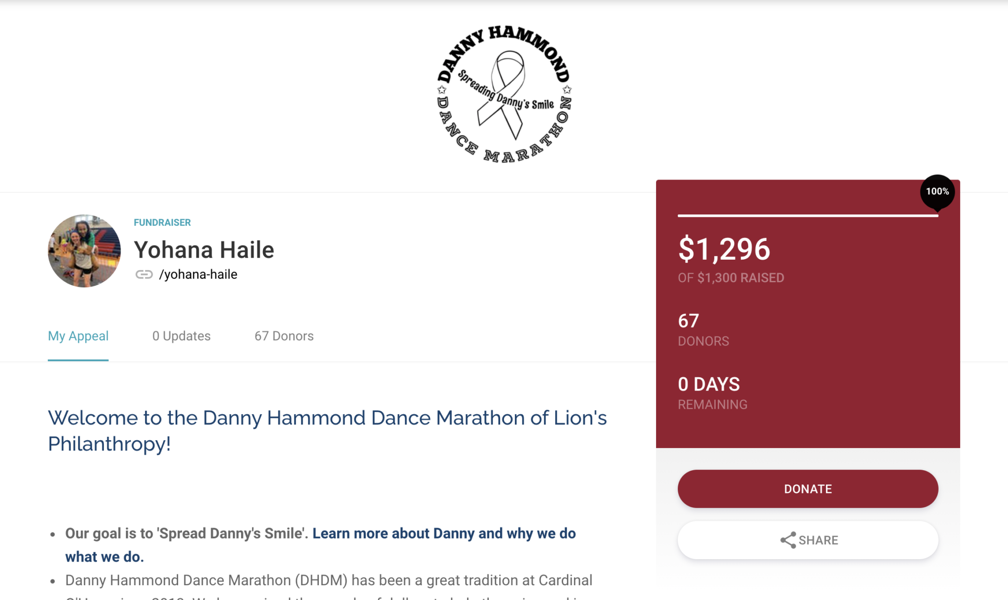 dance-marathon-fundraiser-personal-fundraising-page