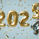 2025 number balloons